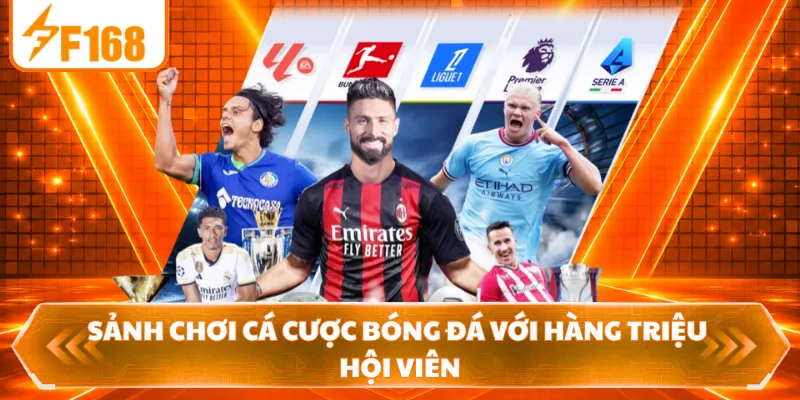 Sảnh chơi cá cược bóng đá với hàng triệu hội viên